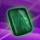octagon gem 2 green gem symbol icon