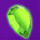 octagon gem lightgreen gem symbol icon