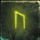 odin infinity reels green rune symbol icon