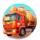oil fortune truck symbol icon