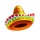 oink oink oink pinatas sombrero symbol icon