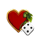 oktobeer gold dice heart symbol icon