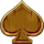 oktobeer gold spade symbol icon