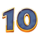 ostrich luck 10 symbol icon