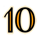 outlaw 10 symbol icon