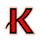 outlaw k symbol icon