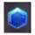 over the moon blue gem symbol icon