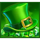 paddy star smash and win green hat gems symbol icon