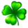 paddys gold clover symbol icon