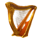 paddys gold harp symbol icon