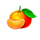 panda dinero orange symbol icon