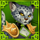 panda fury cat symbol icon