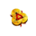 panda goes boom coins symbol icon