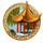 pandas gold pergola symbol icon