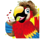 party parrot red parrot symbol icon