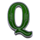 patricks club three pots letter q symbol icon