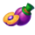 patricks luck hold and spin plum symbol icon