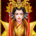 peach banquet golden lady symbol icon