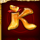 peach banquet k symbol icon