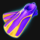 pearl diver scuba fins symbol icon