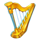 pegasus rush harp symbol icon