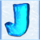 penguin style j symbol icon
