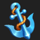 penny pelican anchor symbol icon