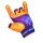perfect strike glove symbol icon
