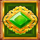 persian treasures green jewel symbol icon