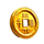 phoenix wheel gold coin symbol icon