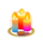 pick your valentine candles symbol icon