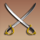 pieces of eight sword symbol icon