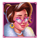 piggi bank lady symbol icon