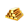 piggies and diamonds gold symbol icon