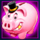 piggies and the bank powerplay jackpot pink wild symbol icon