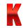 piggy bank cash k symbol icon