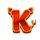 piggy bank treasure hold and win k symbol icon