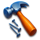piggy brick bonanza hammer symbol icon