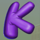 piggy cash k symbol icon