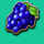 pin up 100 fruits grape symbol icon