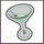pina nevada martini symbol icon