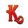 pinata burst k symbol icon