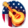 pinatas festival world cup guitar symbol icon