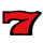 pinball double gold 7 red symbol icon