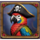 pirate blimey pirate parrot symbol icon