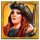 pirate gold deluxe female pirate symbol icon