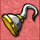 pirate hook symbol icon