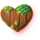 pirate pledge heart symbol icon