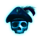 pirate respins blue symbol icon