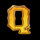 pirates booty q letter symbol icon